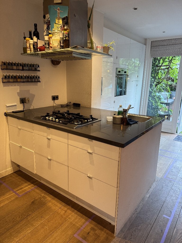 Complete keuken met inbouw apparatuur TEAB (zelf demonteren), Huis en Inrichting, Keuken | Complete keukens, Ophalen, Gebruikt