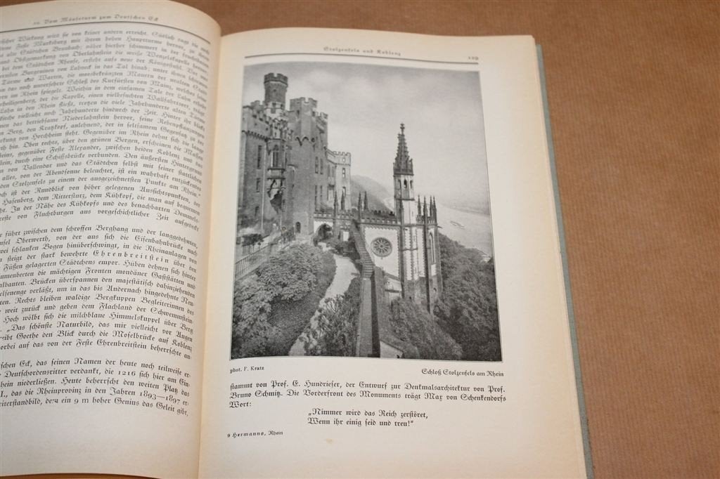Schöne deutsche Rhein —Rijnlandschap in Gotisch Schrift 1933, Boeken, Ophalen of Verzenden, Gelezen, Europa