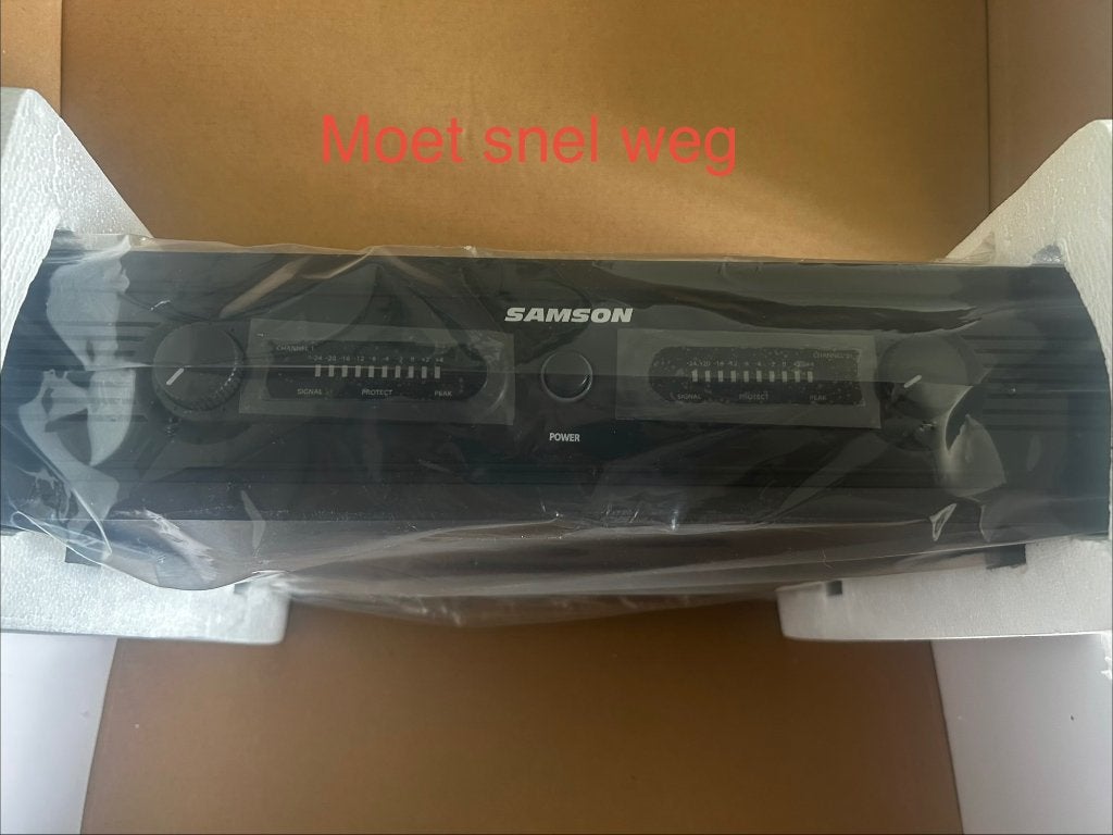 samson servo 300 pa versterker eindversterker, Ophalen, Zo goed als nieuw, Minder dan 500 watt, P.A.