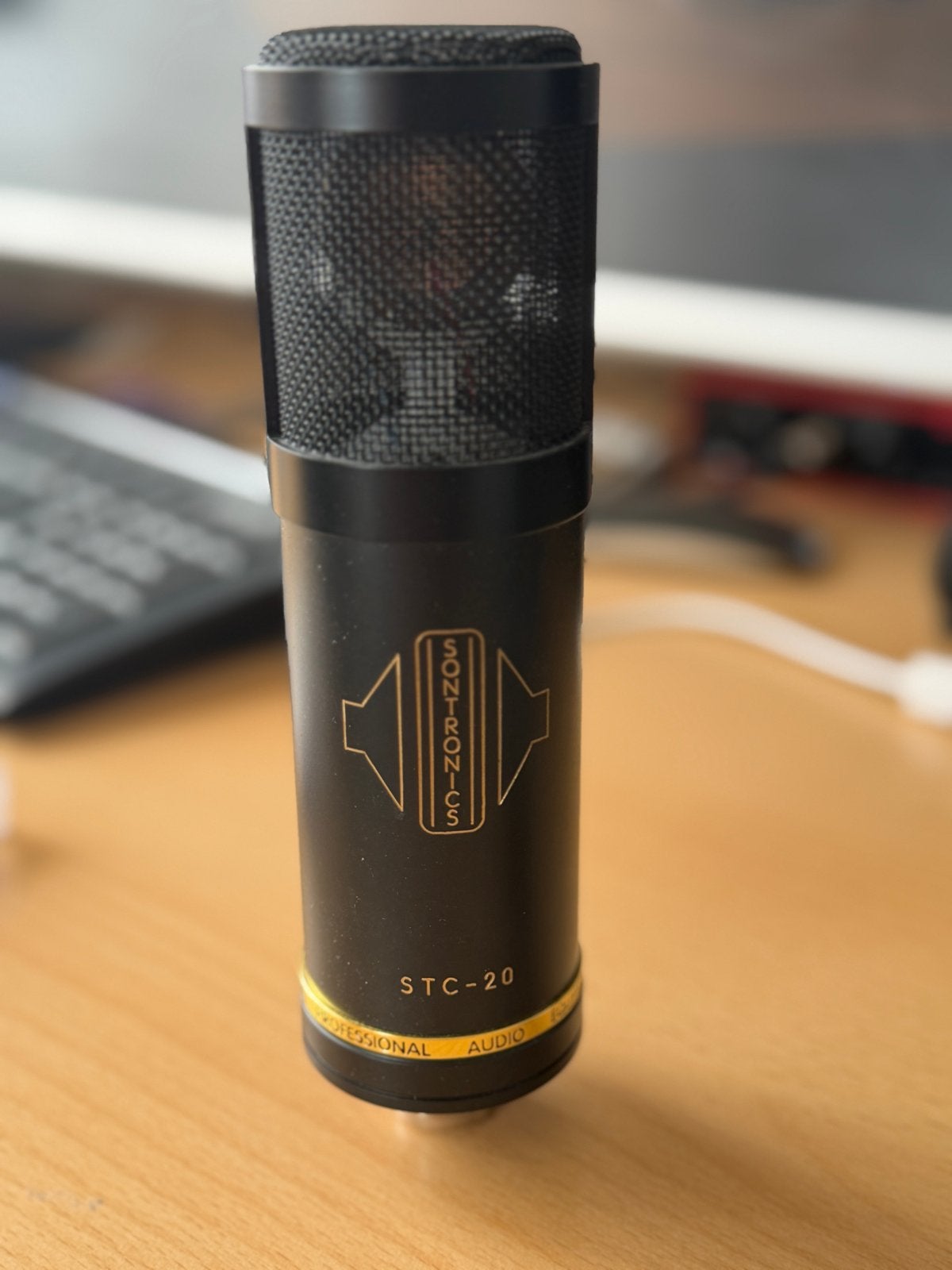 Sontronics STC-20 Condensator Microfoon, Ophalen of Verzenden, Zo goed als nieuw, Studiomicrofoon