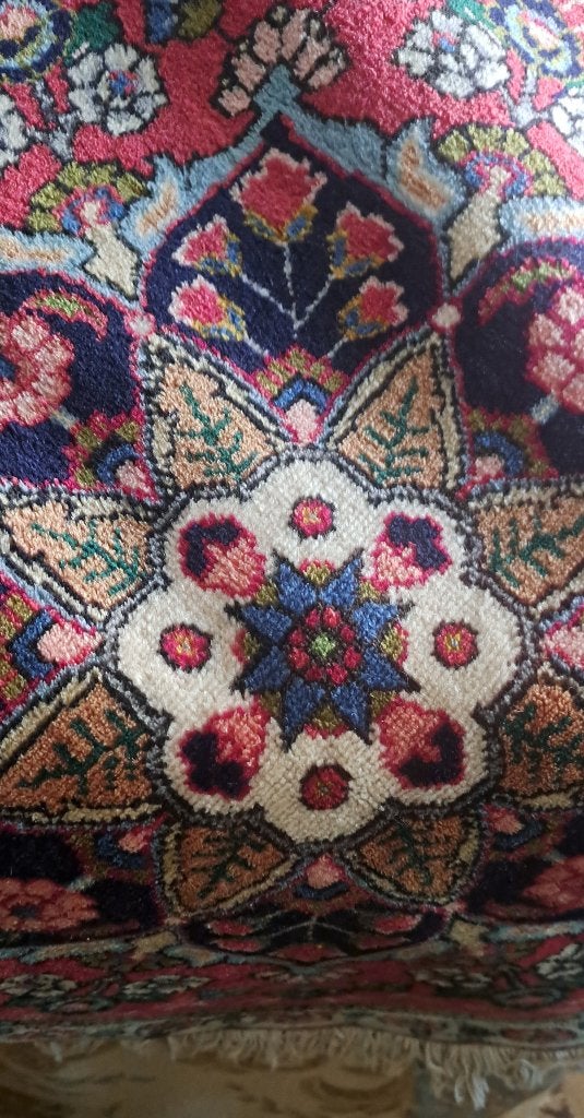Perzisch tapijt Tabriz, 50 tot 100 cm, Perzisch, Rond, Zo goed als nieuw