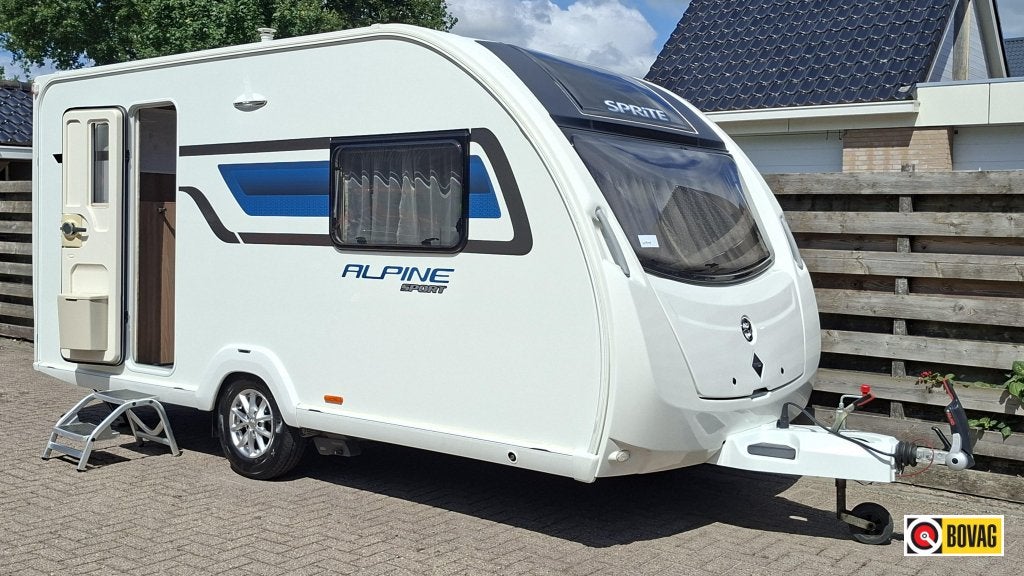 Sprite Alpine Sport 420 CT Mover, Airco , Unico Lfl., Caravans en Kamperen, Caravans, Tot en met 2, Bedrijf, Overige typen, 4 tot 5 meter