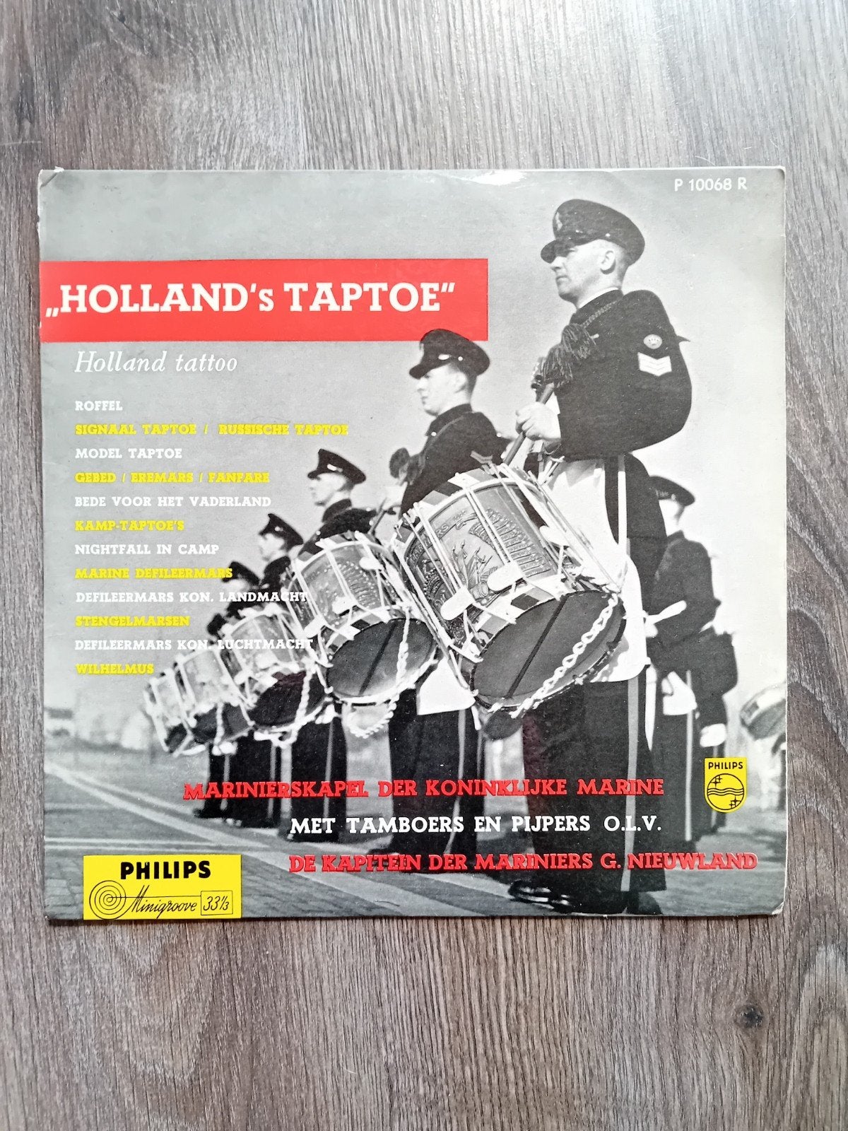 Holland's Taptoe - Marinekapel Koninklijke Marine LP, LP, Gebruikt, Overige genres, Ophalen of Verzenden