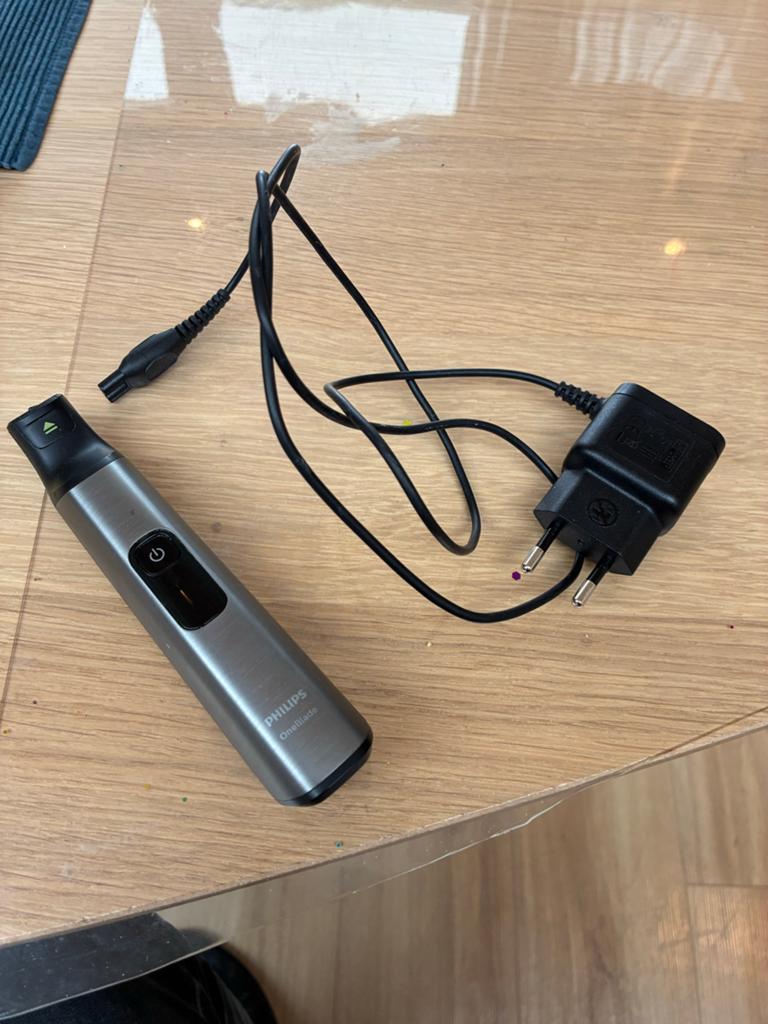 Philips OneBlade QP6550 - Gebruikt, met oplader, Witgoed en Apparatuur, Ophalen of Verzenden, Gebruikt, Scheren en Epileren