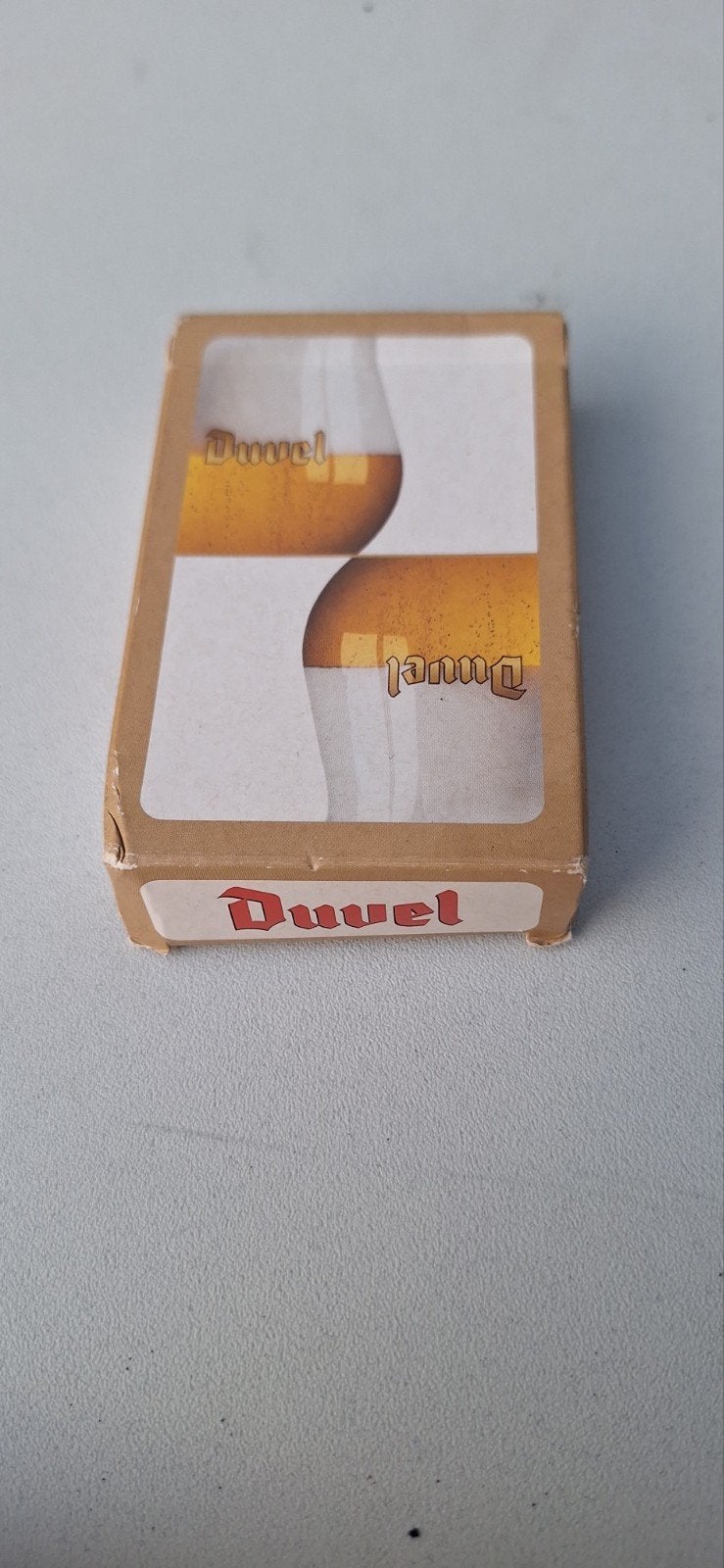 Duvel bier speelkaarten (25.1), Verzamelen, Biermerken, Ophalen of Verzenden, Zo goed als nieuw, Duvel