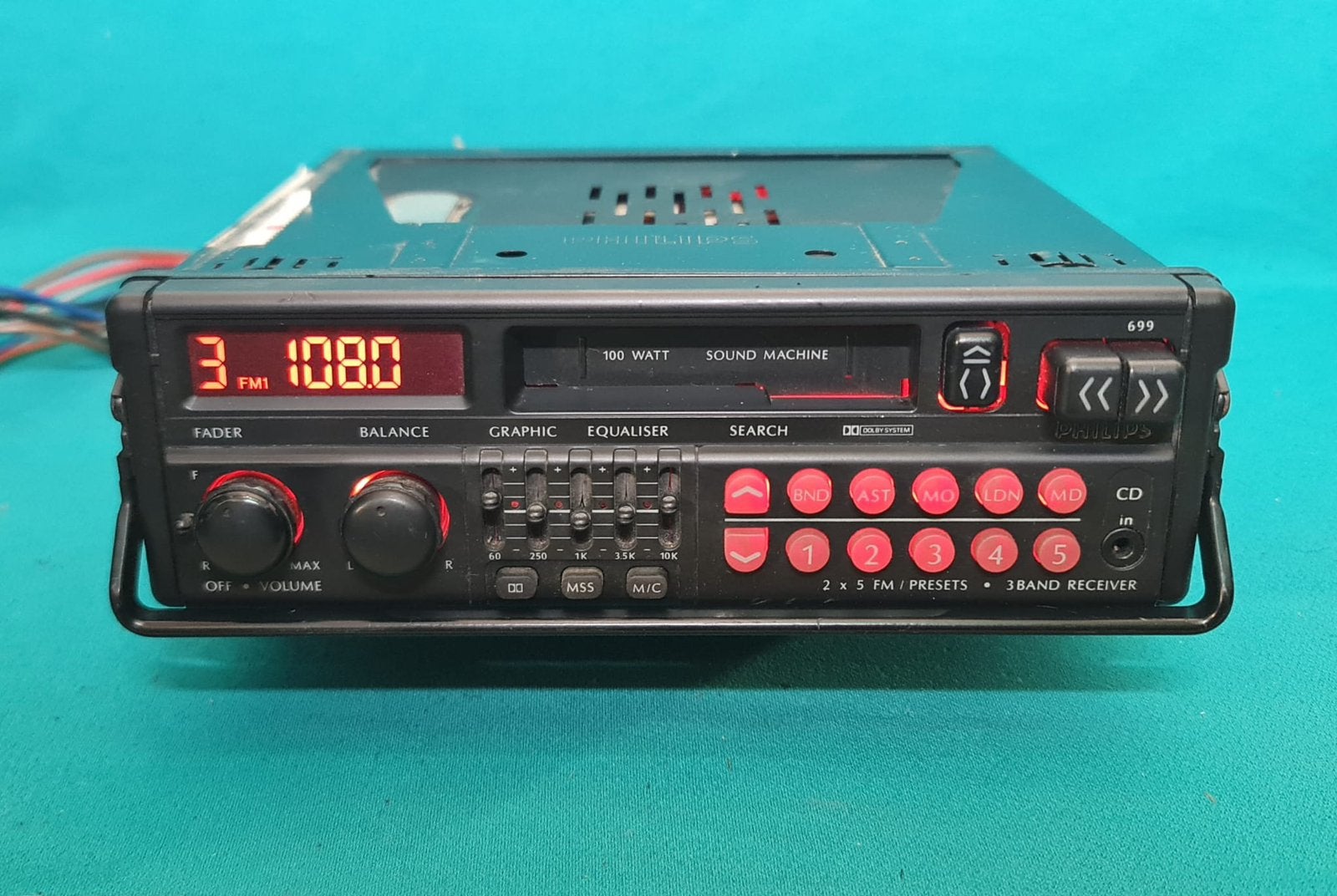 Philips dc699 casssette receiver, Ophalen of Verzenden, Zo goed als nieuw