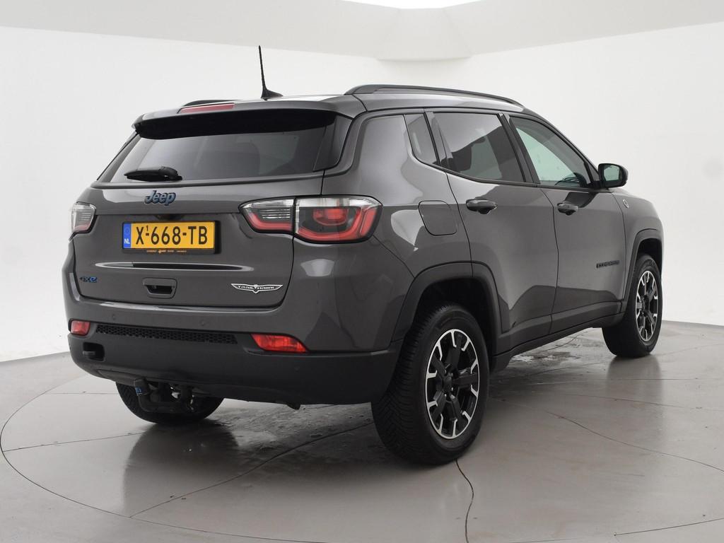 Jeep Compass 4xe 240 PK PLUG-IN HYBRID 4X4 TRAILHAWK + TREKH, Auto's, Jeep, Automaat, Euro 6, 4 cilinders, Bedrijf