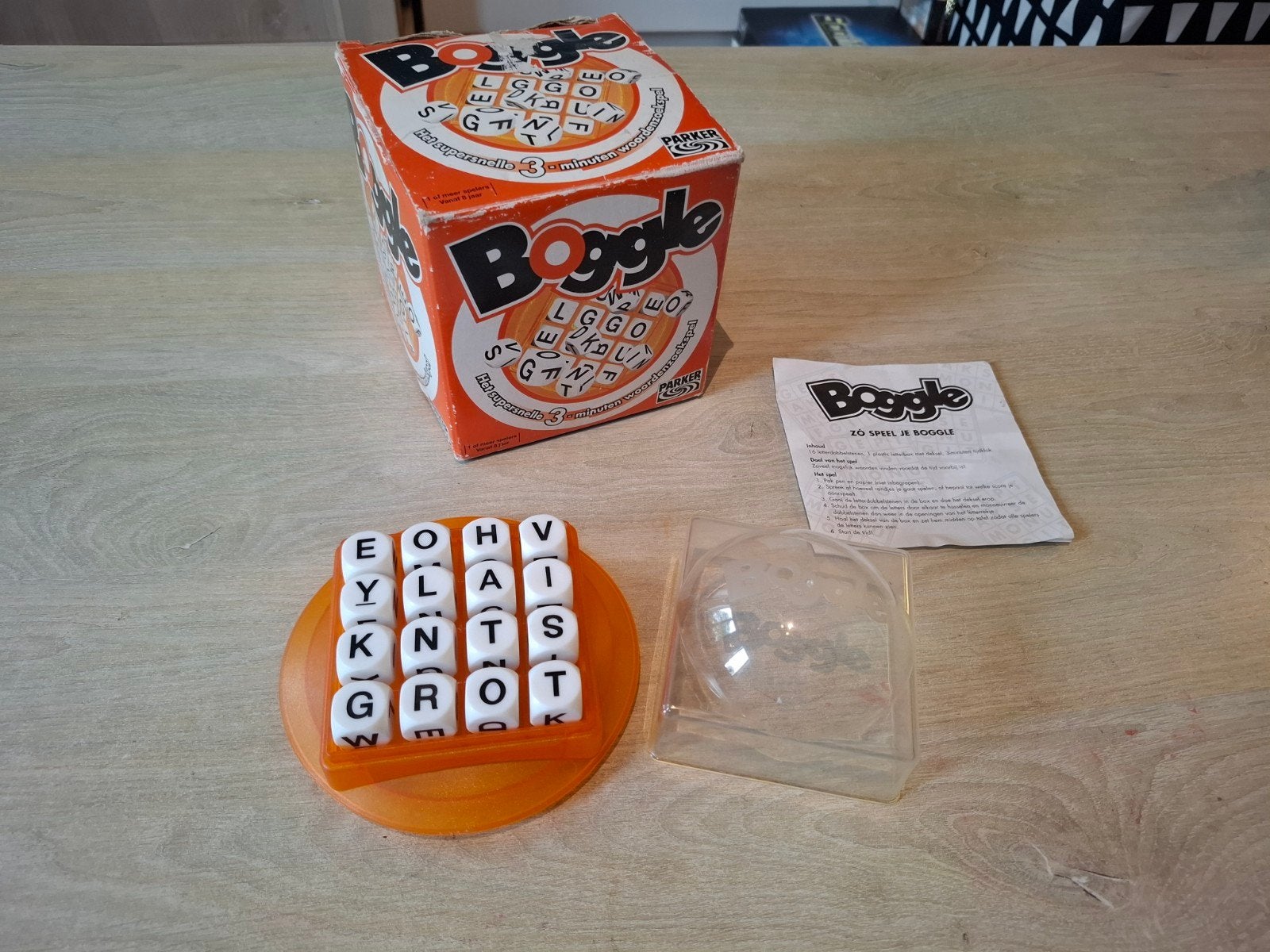 Boggle - Het supersnelle 3-minuten woordzoekspel, Parker, Gebruikt, Ophalen of Verzenden, Consumercare@hasbro.co.uk