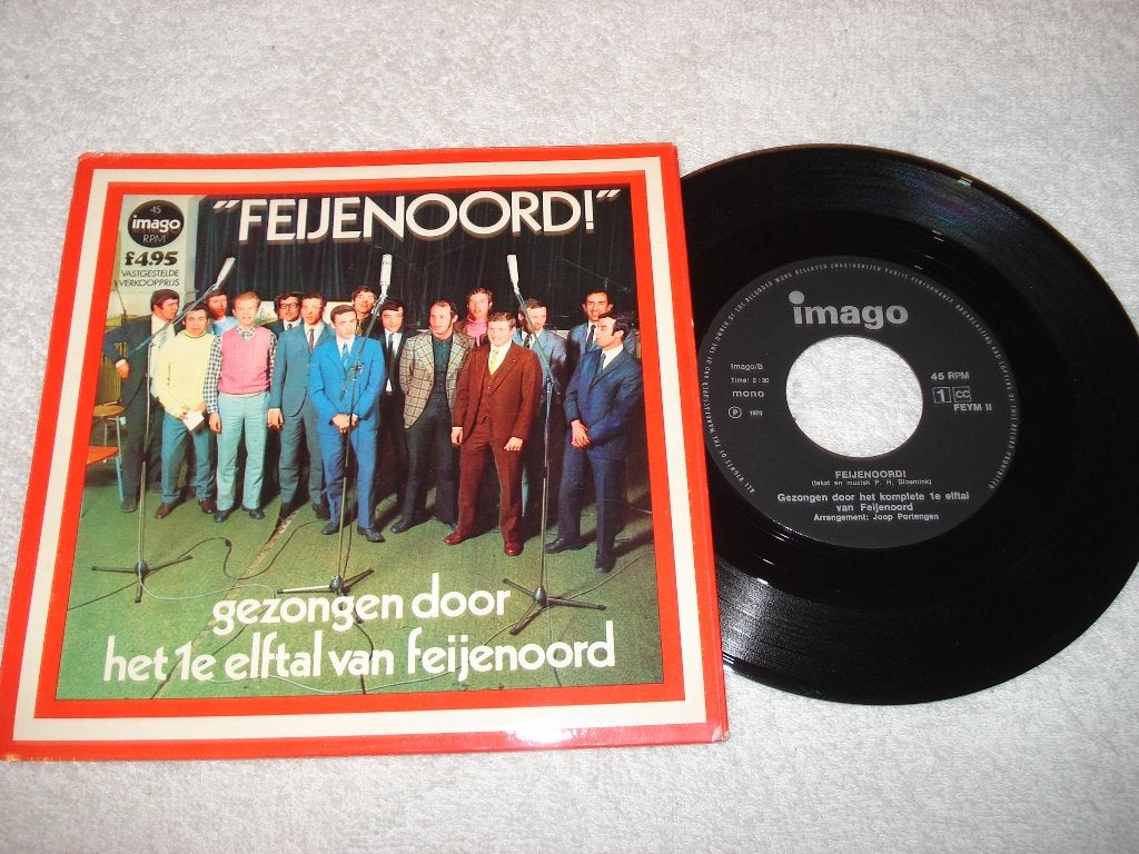 voetbal    Elftal Feyenoord Feyenoord   Orgineel, Cd's en Dvd's, Vinyl Singles, Fotohoes, Ophalen of Verzenden, Zo goed als nieuw