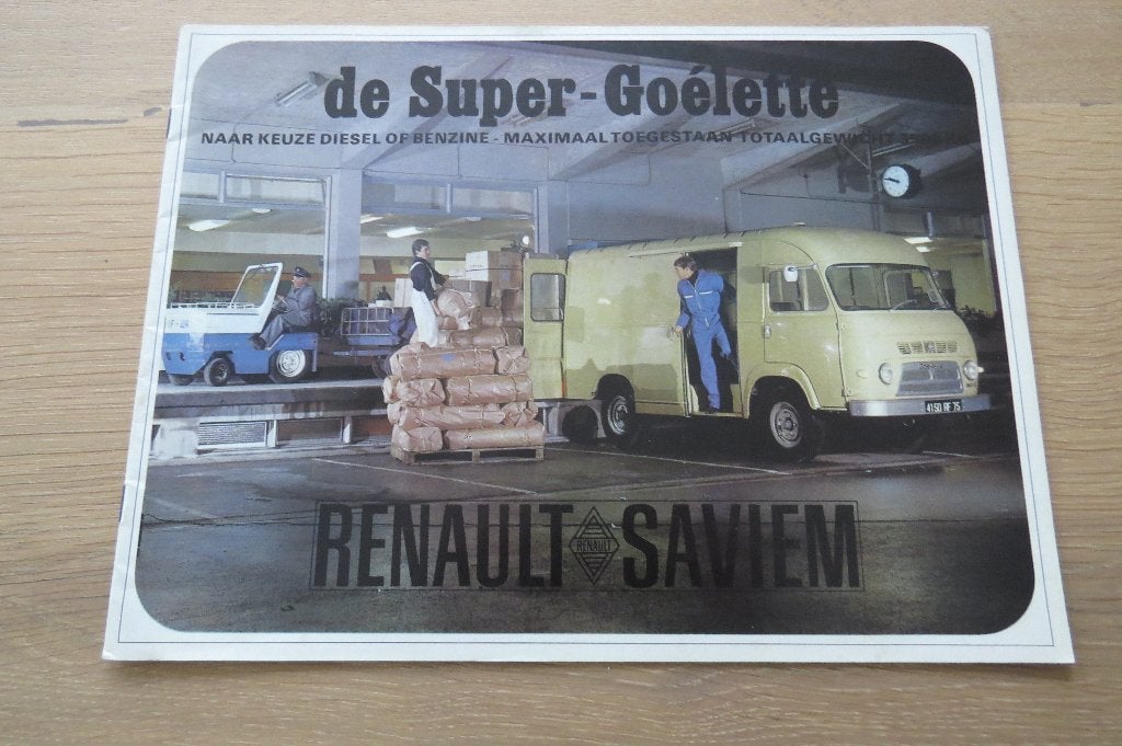 Originele catalogus Renault Saviem Super-Goelette (1967), Verzenden, Zo goed als nieuw, Algemeen