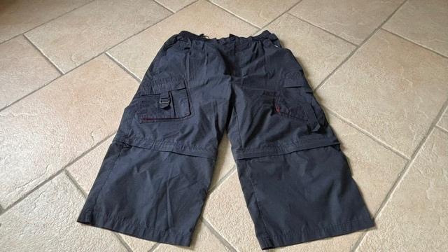 Korte broek, 3/4 afritsbroek maat XL donkerblauw, Ophalen of Verzenden, Gedragen, Maat 56/58 (XL), Blauw