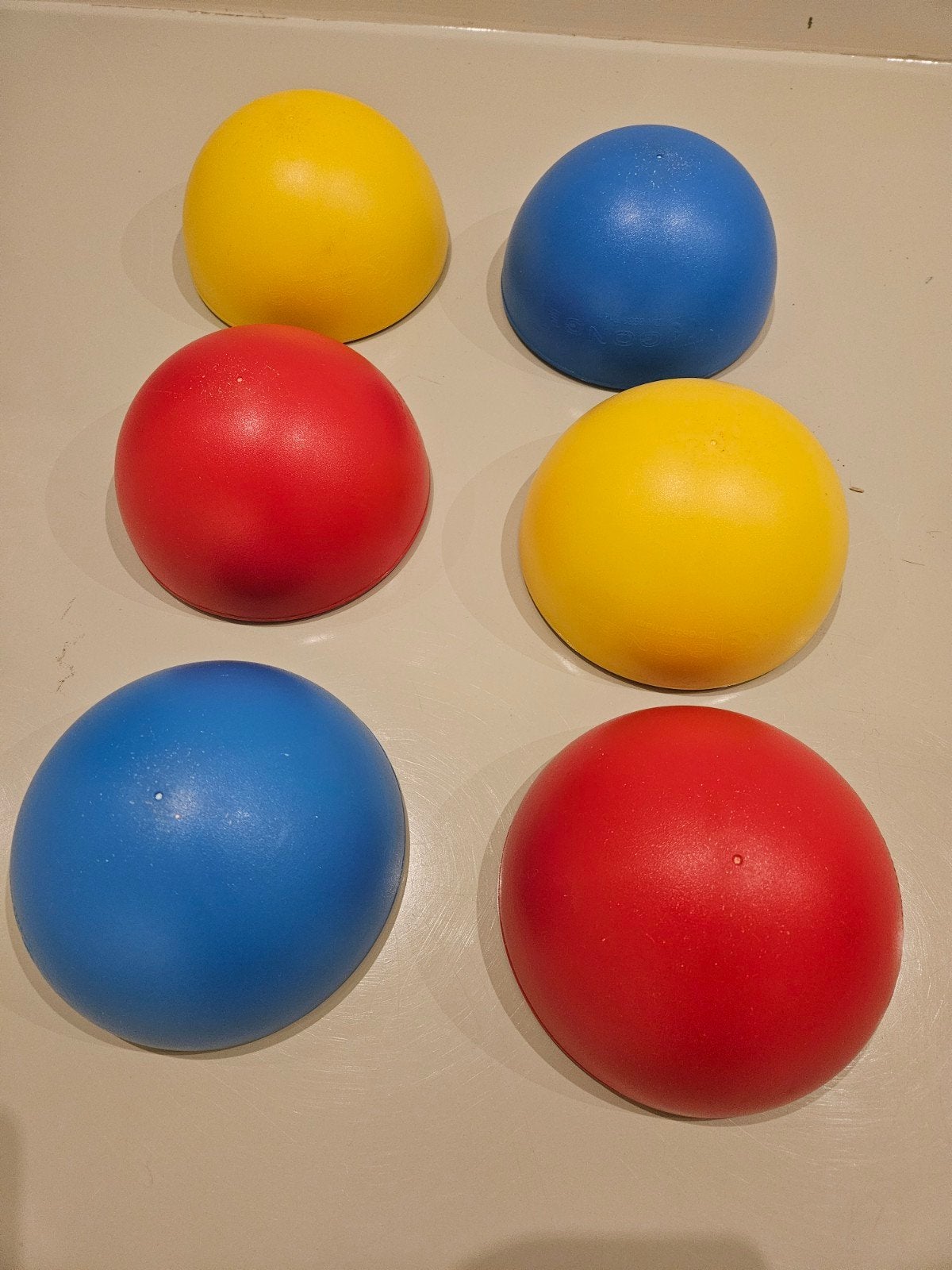 Gonge Balans Ballen - Set van 6 voor Spel en Ontwikkeling, Ophalen of Verzenden, Gebruikt, Ontdekken