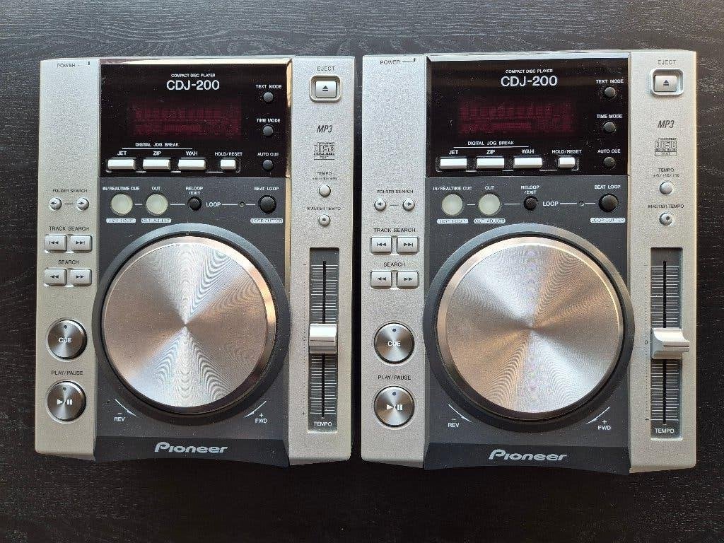 Pioneer CDJ-200 set (2 stuks), Ophalen of Verzenden, Zo goed als nieuw, Dj-set, Pioneer