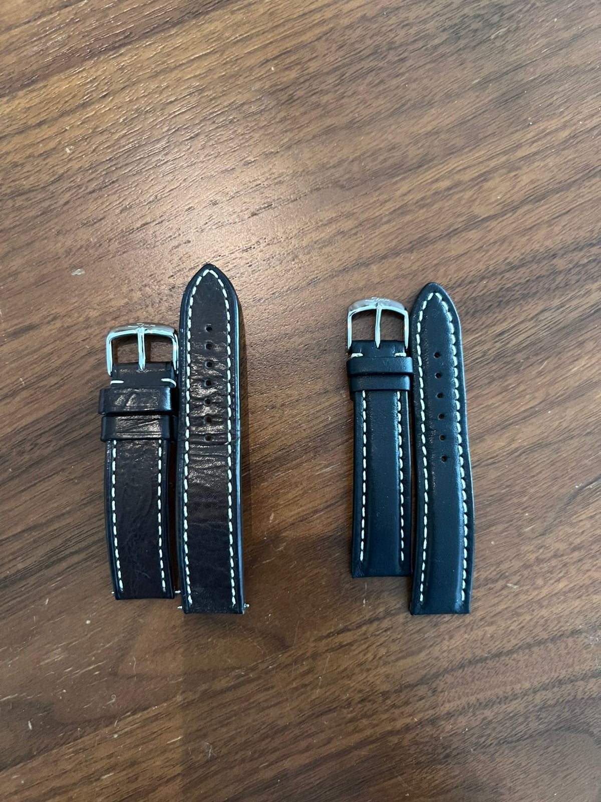 Sinn lederen horlogebanden 20mm, Ophalen of Verzenden, Zo goed als nieuw, Overige materialen