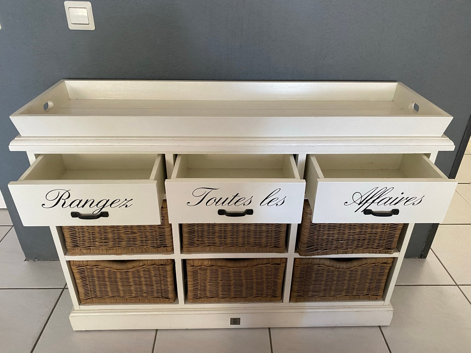 Riviera Maison Ranger Toutes les Affaires dressoir, Huis en Inrichting, Kasten | Dressoirs, Ophalen, Gebruikt, 100 tot 150 cm