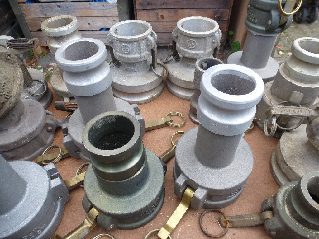 Grote partij Camlock koppelingen, Doe-het-zelf en Verbouw, Ophalen, Overige typen, Aluminium, Zo goed als nieuw