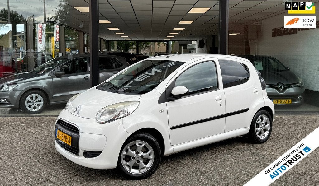 Citroen C1 1.0-12V Exclusive AUTOMAAT | AIRCO | ALCANTARA |, Auto's, Citroën, Euro 5, Gebruikt, Zwart, 4 stoelen