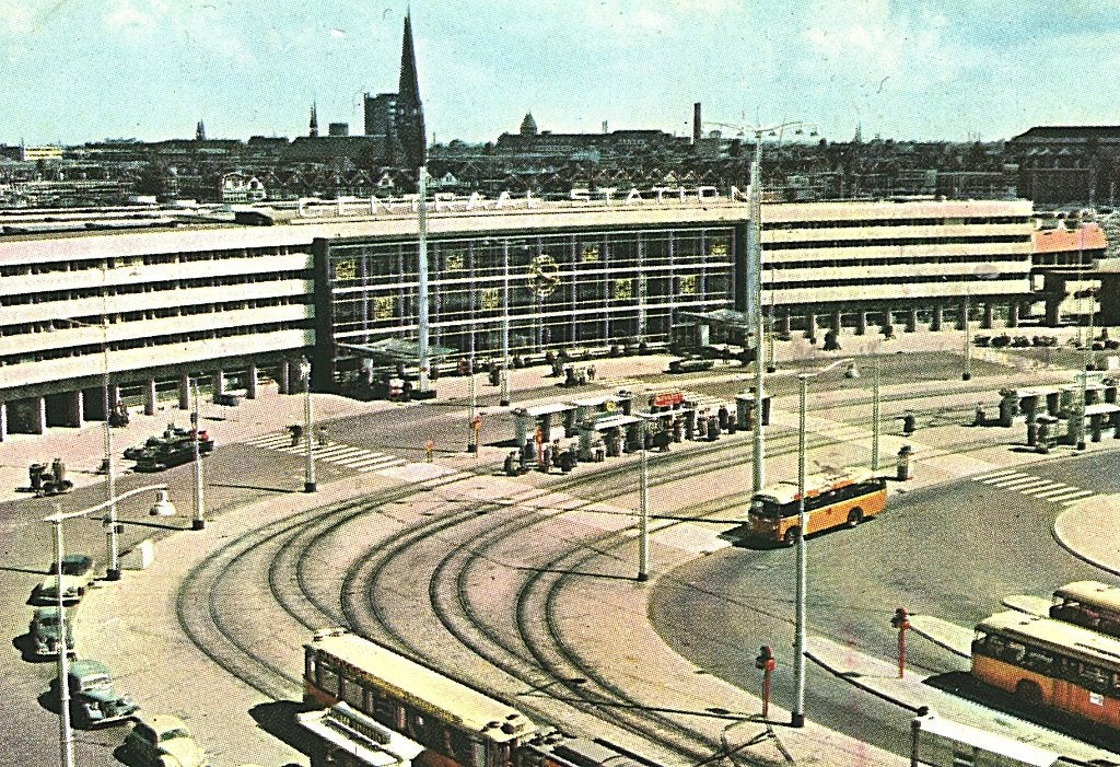 988402 Rotterdam 1959 ZH Wederopbouw Gelopen met postzegel, Ophalen of Verzenden, 1940 tot 1960, Gelopen, Zuid-Holland