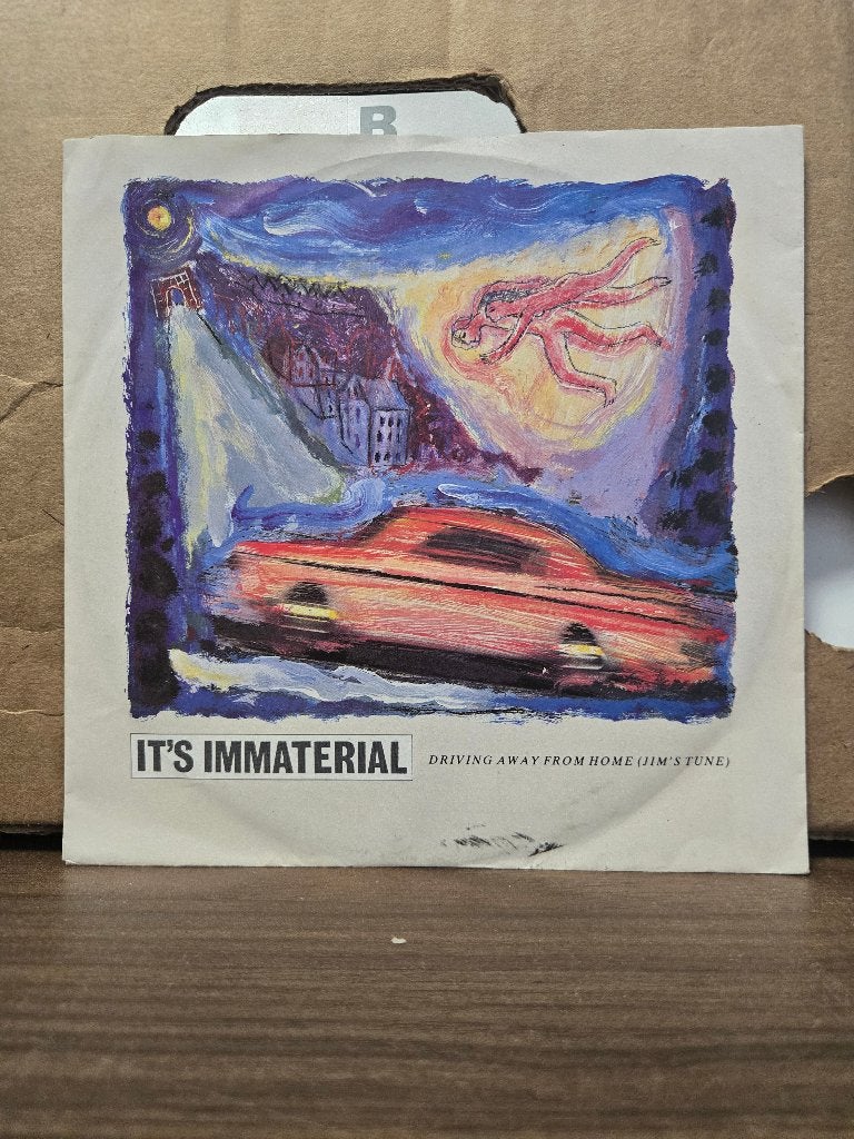 It's immaterial - Driving away from home, 7 inch, Ophalen of Verzenden, Zo goed als nieuw, Pop