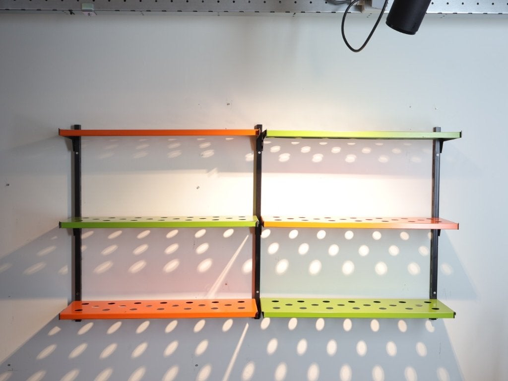 Vintage wandrek Jaren `60 oranje groen, Gebruikt, Ophalen of Verzenden, X, X
