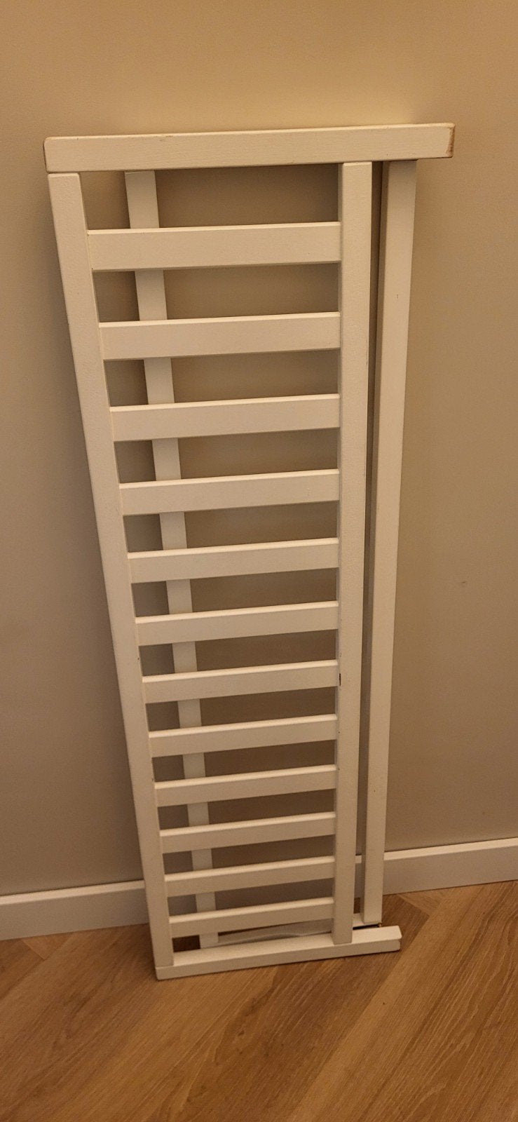 Wit houten veiligheidshekje, Ophalen, Gebruikt, Overige typen, 115 cm of meer