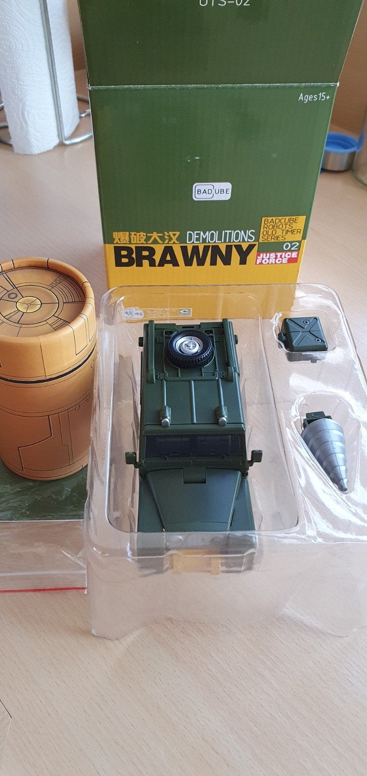 Transformer Badcube Brawny, G1, Ophalen, Nieuw