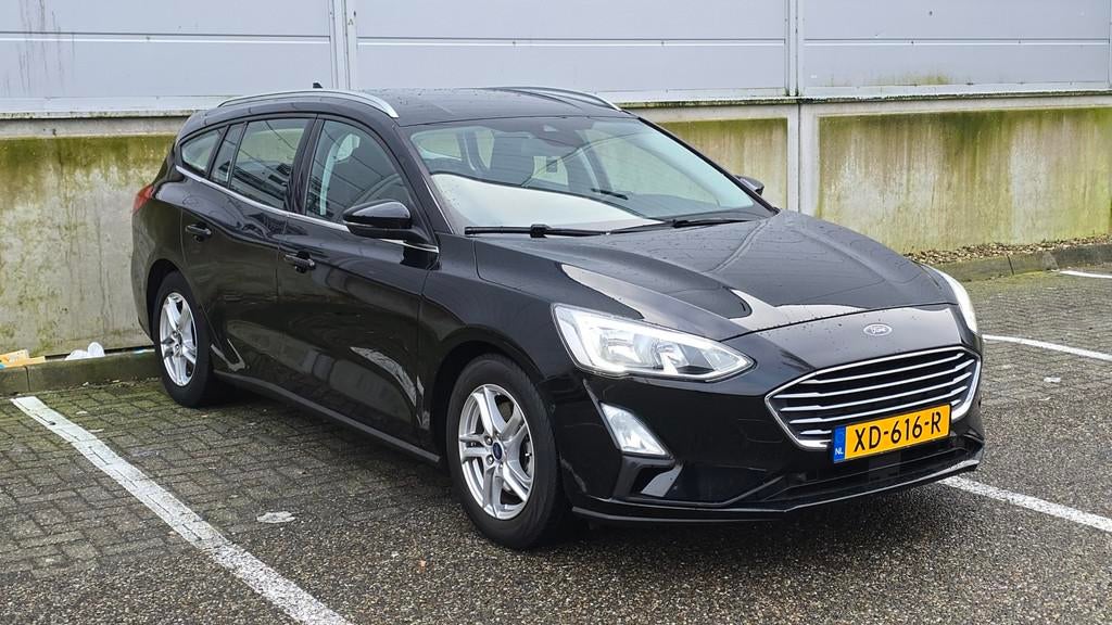 Ford Focus Wagon 1.0 EcoBoost Trend Edition Business, 101 pk, Euro 6, 1283 kg, Zwart