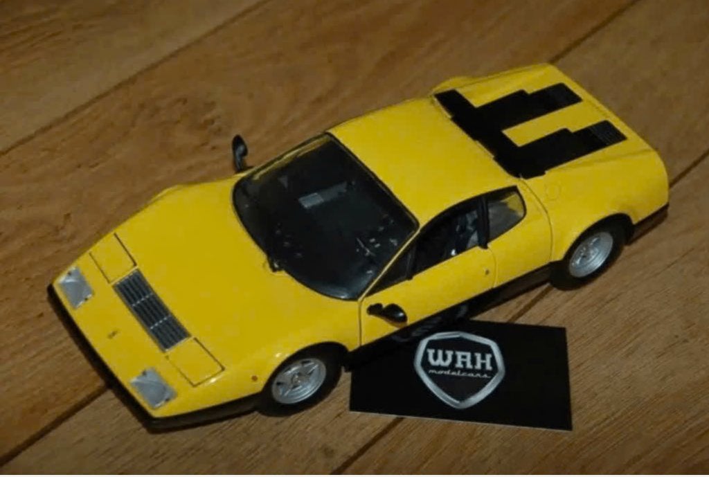 1:18 Ferrari 365 BB giallo yellow Kyosho no box WRH, Verzenden, Zo goed als nieuw, Auto, Kyosho