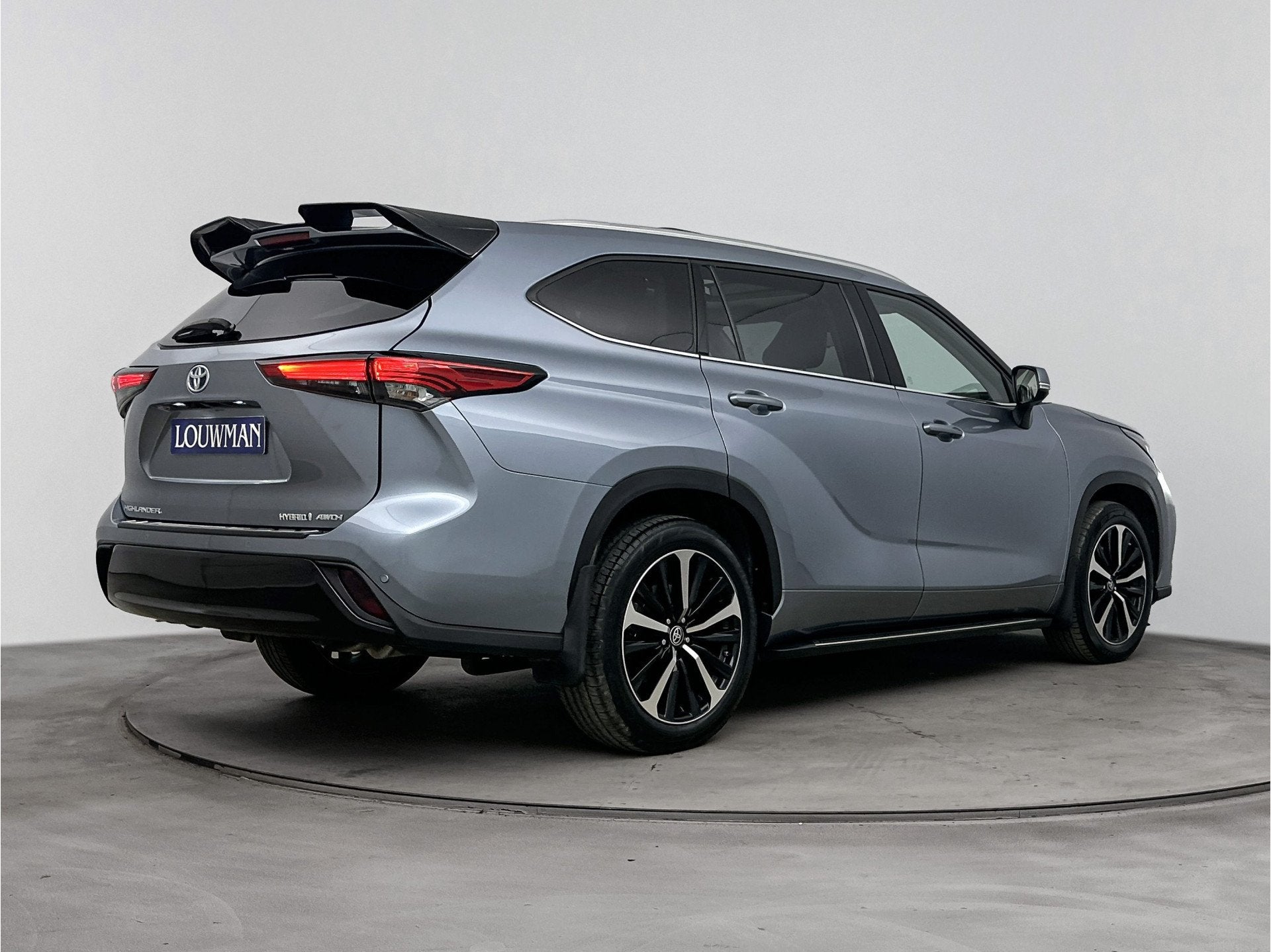 Toyota highlander 2.5 AWD Hybrid Premium | Trekhaak | Lichtm, Auto's, Automaat, 12 maanden, Gebruikt, Zwart