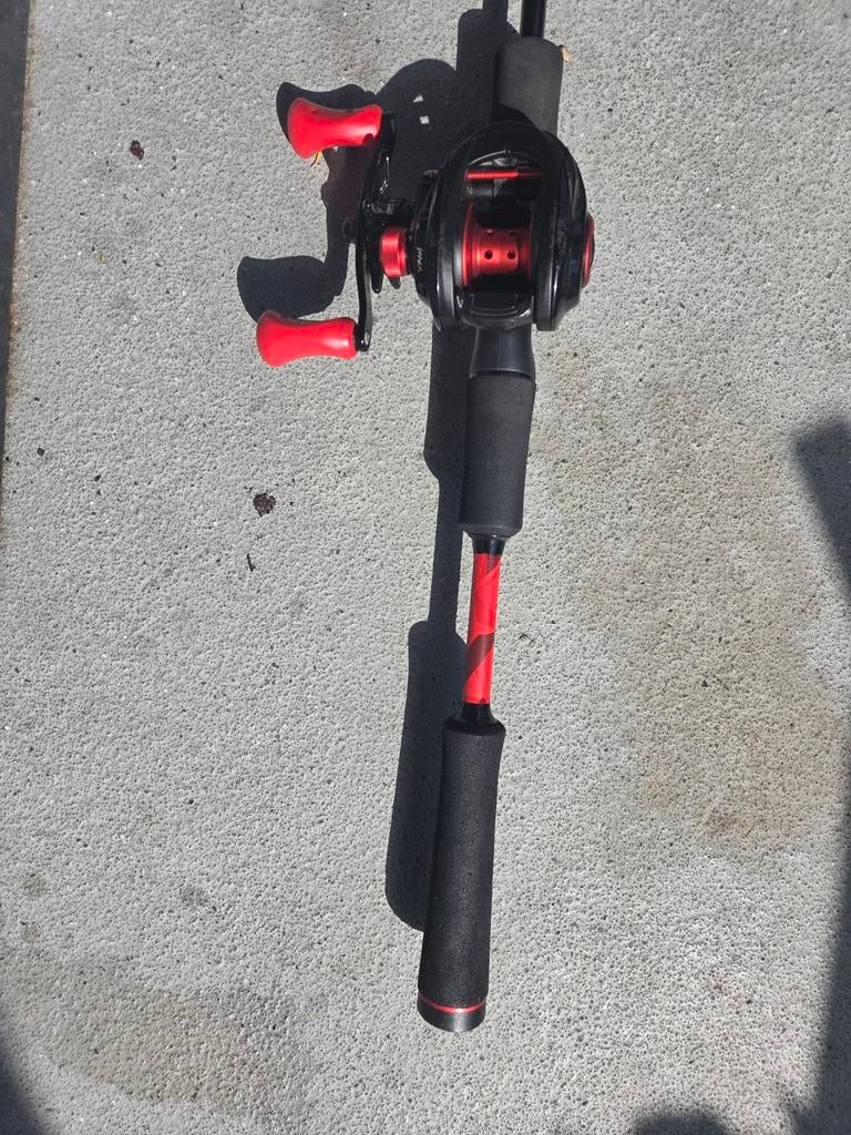 Abu Garcia Maxx 662M vishengel met baitcaster reel, Ophalen of Verzenden