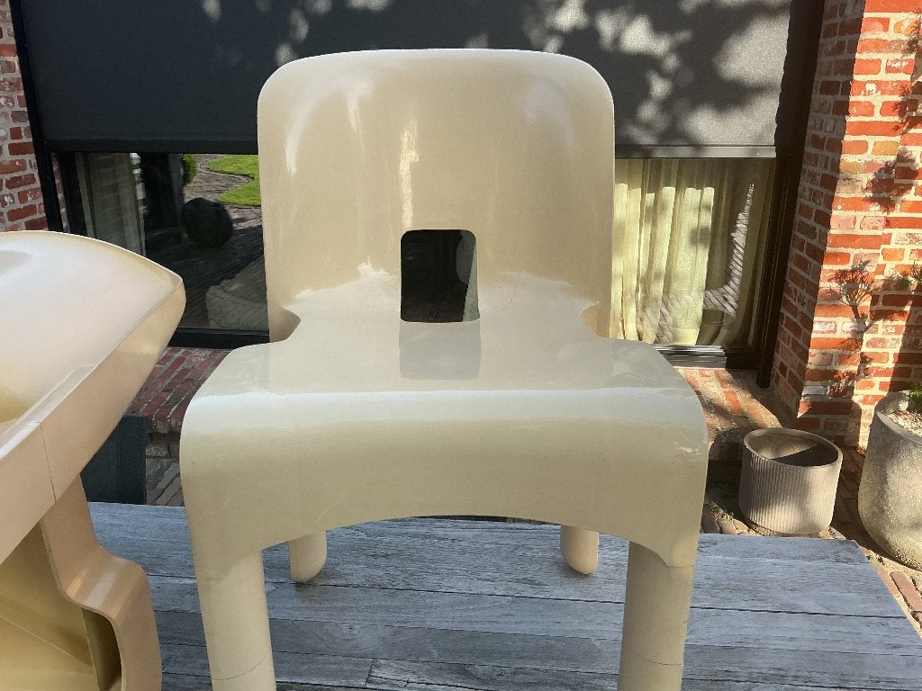 Vintage stoel  Kartell, Huis en Inrichting, Ophalen, Kunststof, Gebruikt, Twee