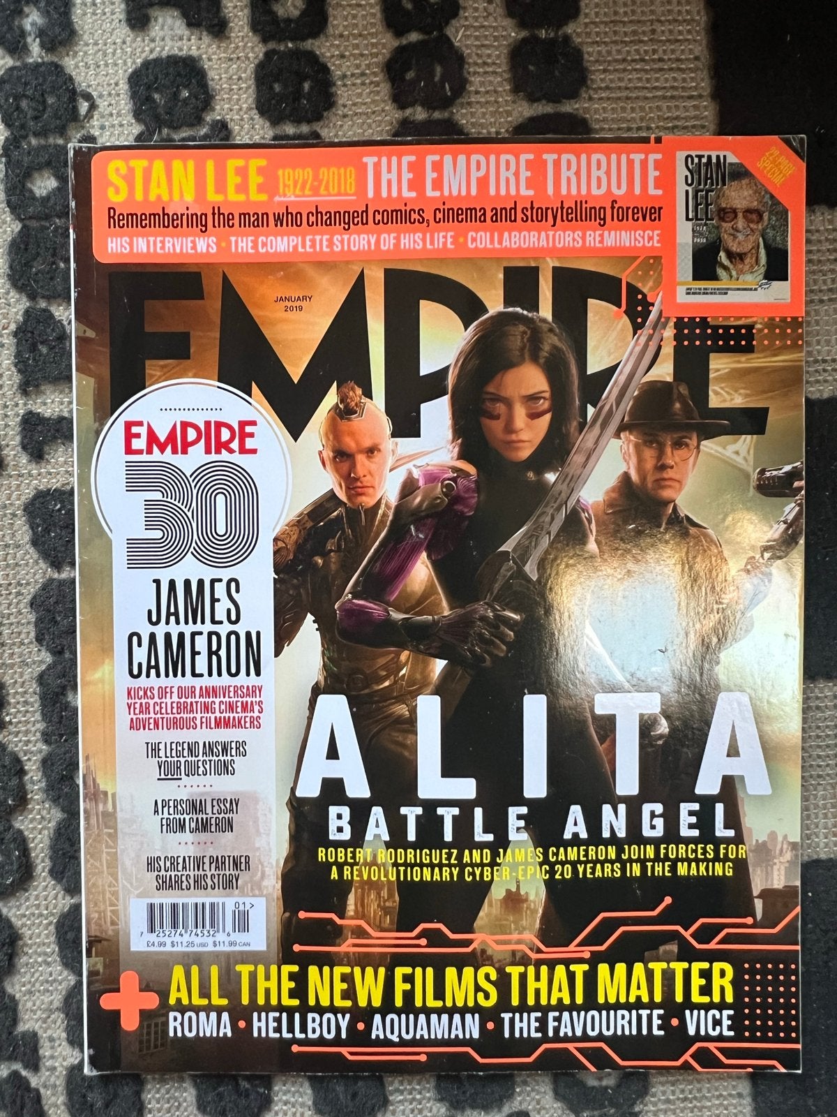 Empire Magazine Januari 2019 - Alita: Battle Angel, Ophalen of Verzenden, Zo goed als nieuw, Muziek, Film of Tv