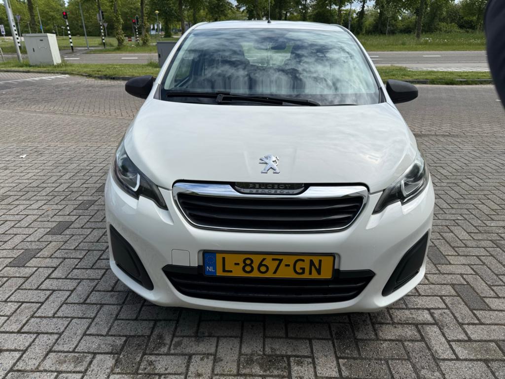 Peugeot 108 1.0 12V E-vti 51KW 3DR 2016 Wit, Auto's, Voorwielaandrijving, 4 stoelen, Wit, 24 km/l