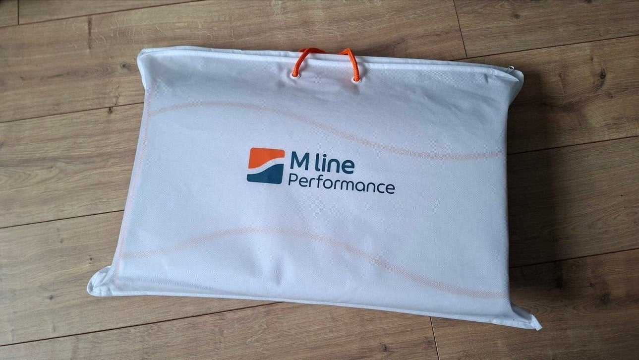 M Line Pillow You Oranje, Schuim, Eenpersoons, Wit, Ophalen of Verzenden