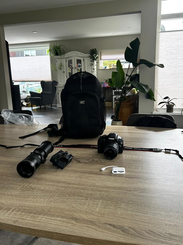 Canon 1100D, Canon, Ophalen of Verzenden, Zo goed als nieuw, Geen optische zoom
