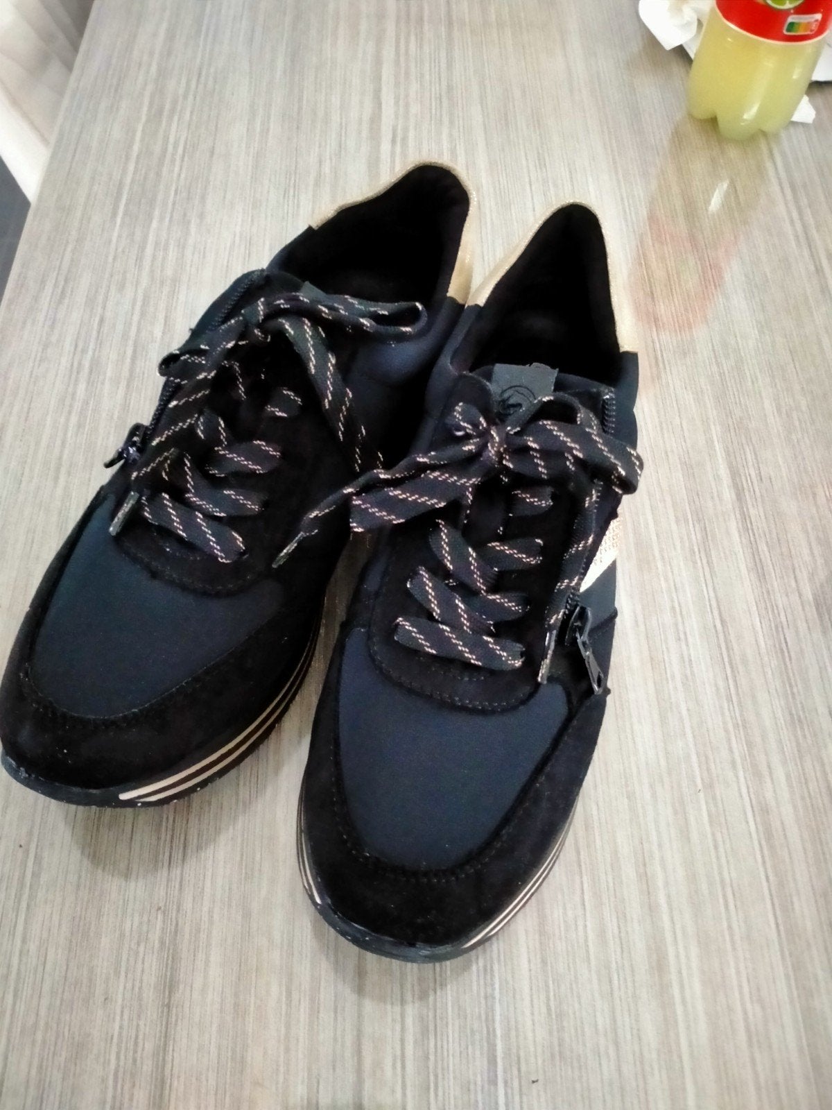 Remonte sneakers - Zo goed als nieuw, Ophalen, Zwart, Remonte, Sneakers of Gympen