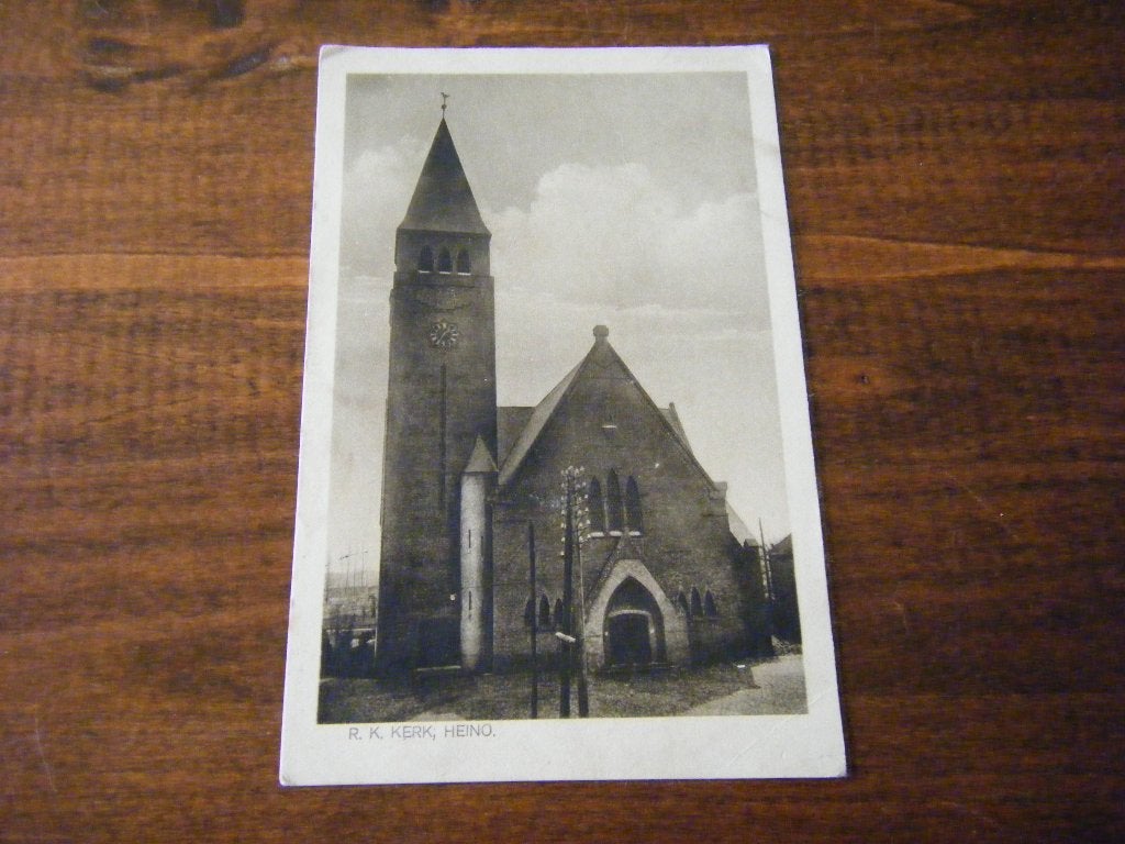 Y39 - Heino - RK Kerk - 194? - Oud, Ophalen of Verzenden, 1940 tot 1960, Overijssel