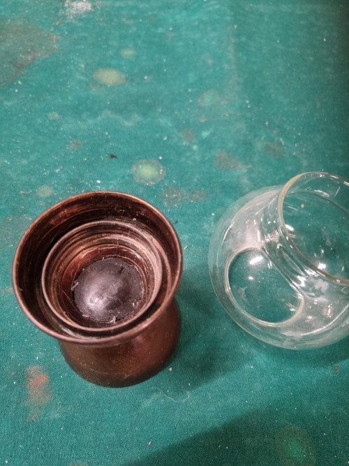 kandelaar waxinehouder fohl west germany, Ophalen of Verzenden, 'T Olde Gre-j, Info@toldegrej.nl, Endepoelstraat 20f Didam
