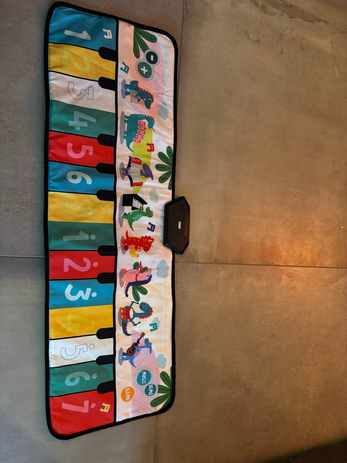 Denver Muziek Speelkleed met Dinosaurus Thema, Ophalen of Verzenden, Zo goed als nieuw, Speelkleed, Met geluid