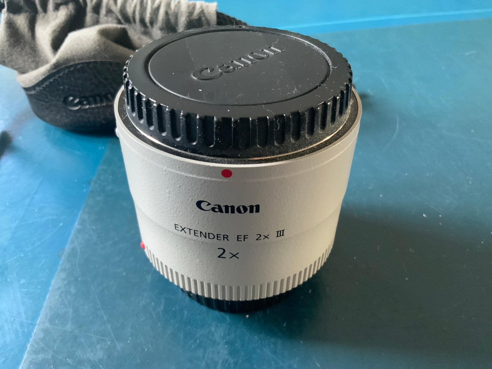 Canon Extender EF 2x III Teleconverter, Ophalen of Verzenden, Zo goed als nieuw, Toebehoren