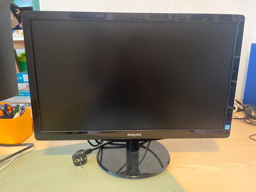 Philips 226V4LAB/00 monitor - 21.5 inch Full HD, Ophalen, Gebruikt, Full HD, DVI