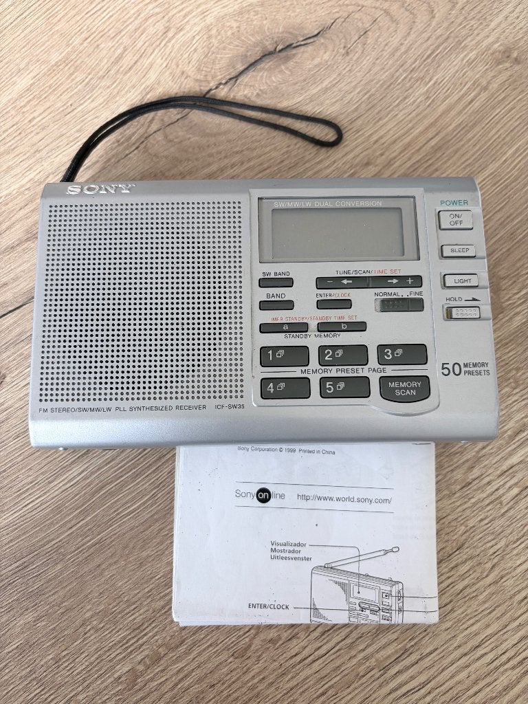 Sony ICF-SW35 wereldontvanger, Ophalen of Verzenden, Wereldontvanger