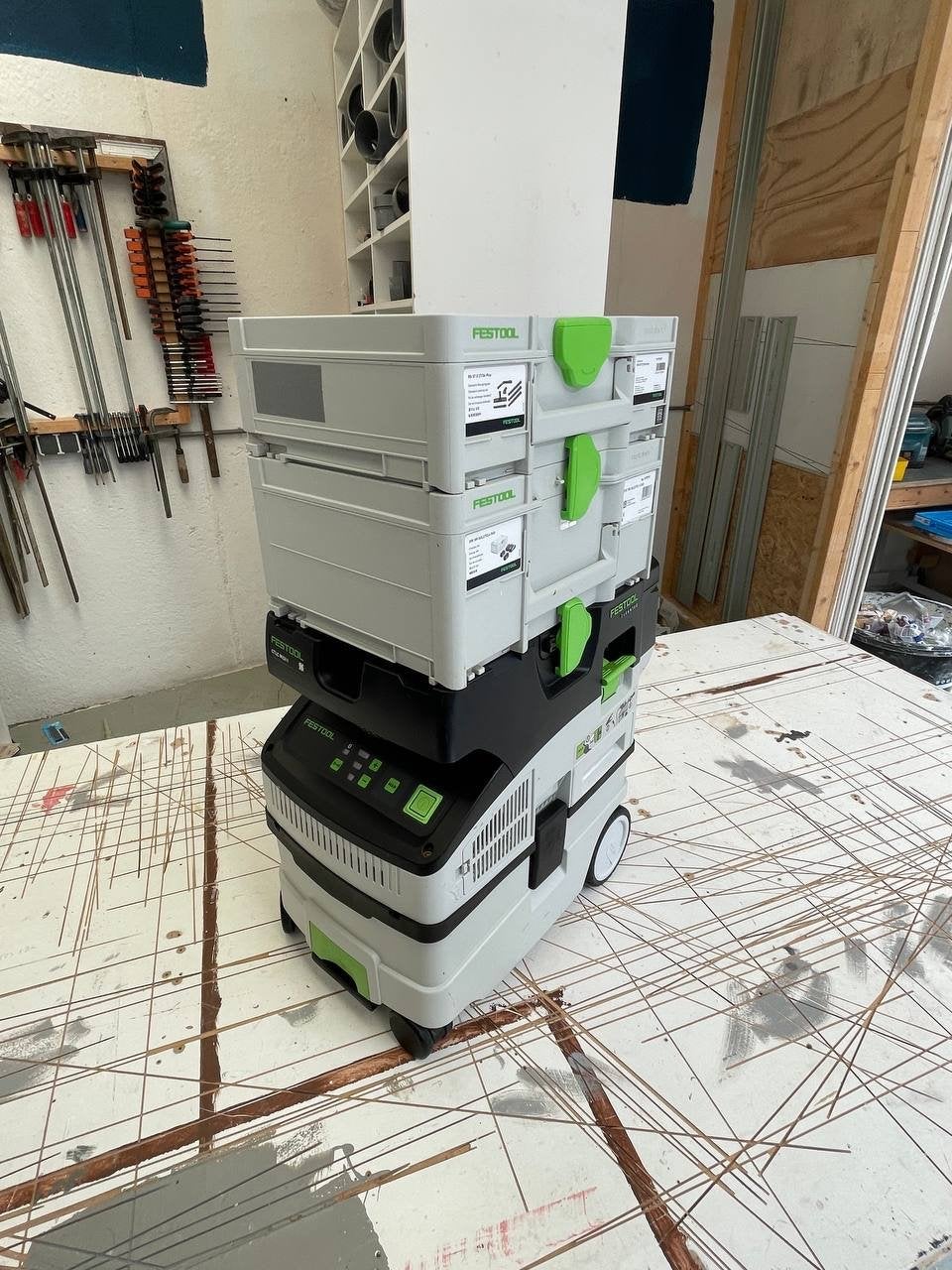 Festool CTL MIDI I Stofzuiger + 2x 5.0 Ah Accu's + Systainer, Ophalen of Verzenden, Zo goed als nieuw