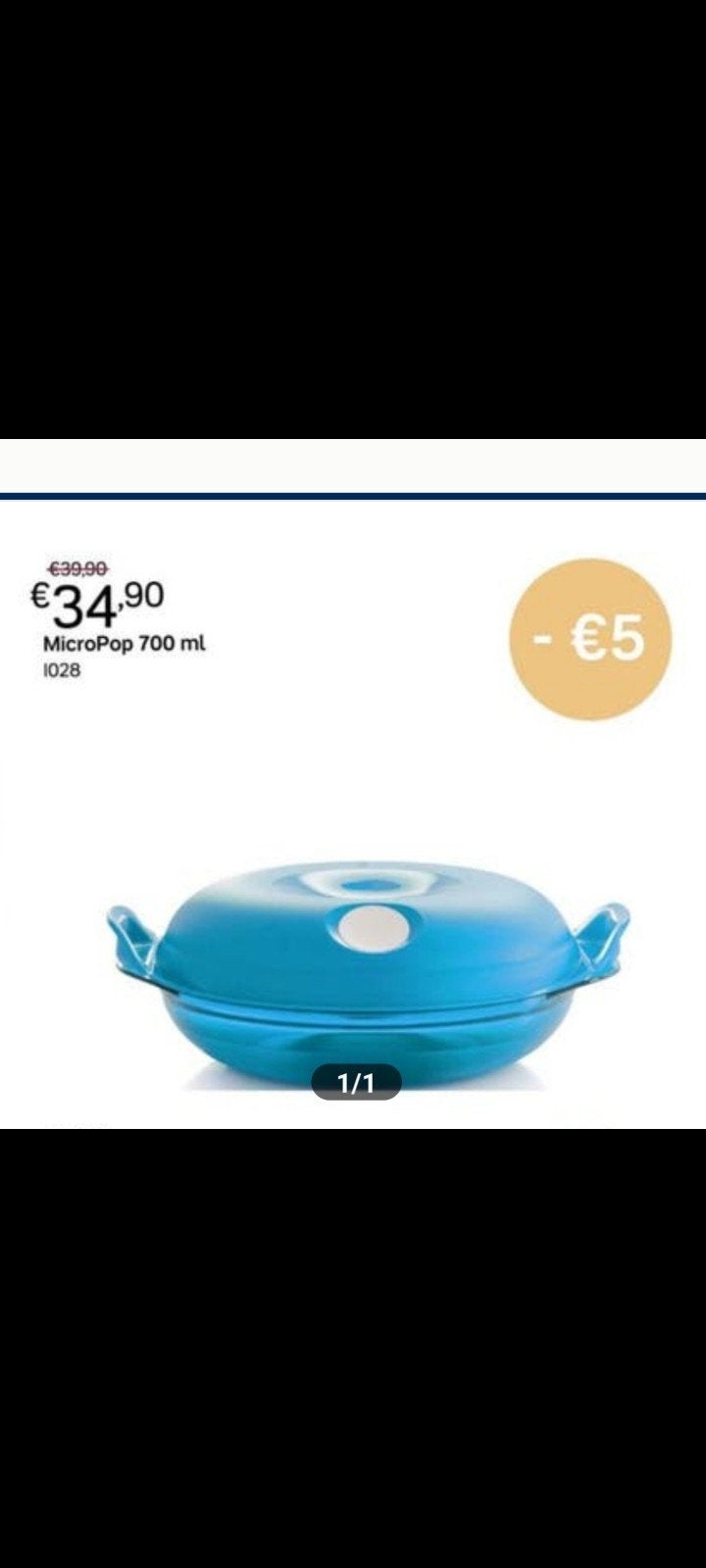Nieuwe Tupperware MicroPop 700 ml, Ophalen of Verzenden, Nieuw