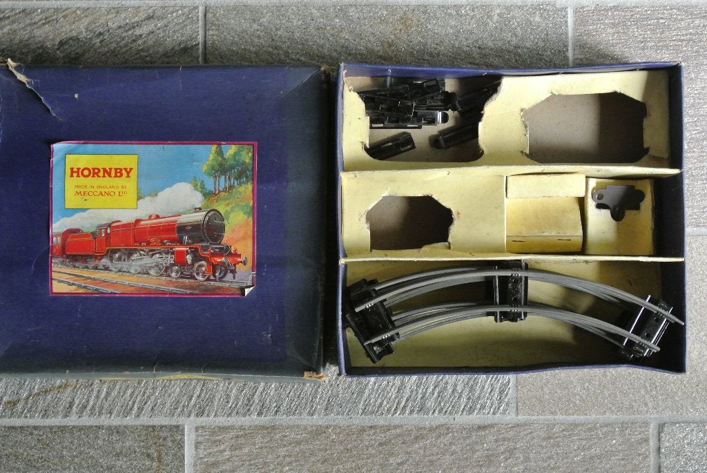 Vintage Hornby Meccano O-spoor Treinrails, Ophalen of Verzenden
