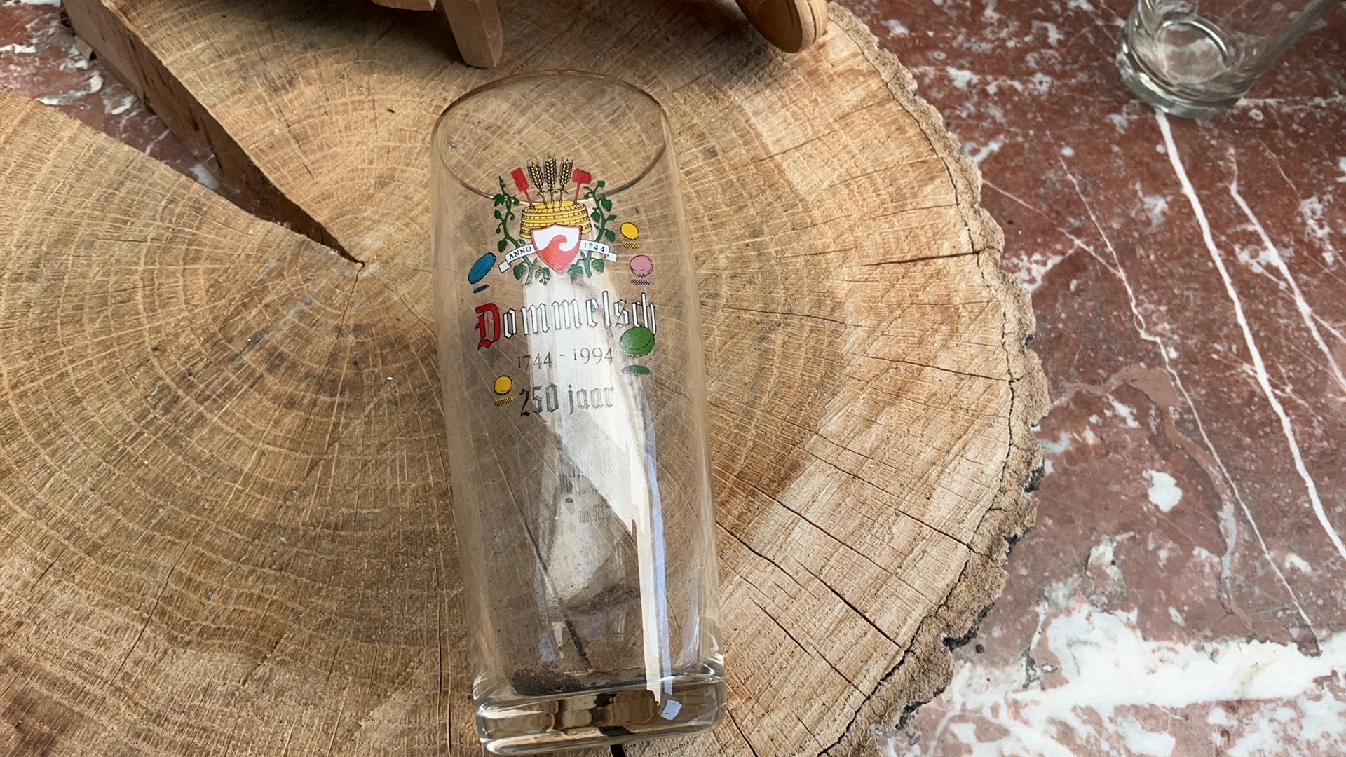 Dommelsch 250 Jaar Jubileum(Zeer Zeldzaam)en Friesland Alfa, Verzamelen, Biermerken, Ophalen of Verzenden, Gebruikt, Glas of Glazen
