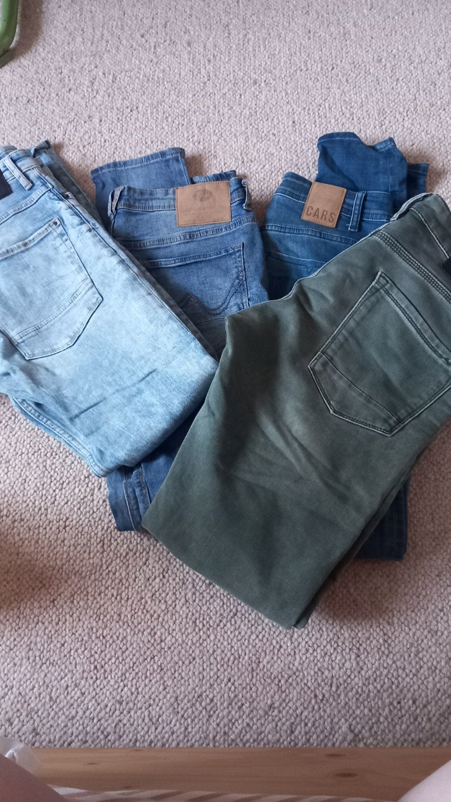 Pakket van 4 heren jeans, straight fit. Maat 31-34, Ophalen of Verzenden, Zo goed als nieuw, Overige kleuren, Overige jeansmaten
