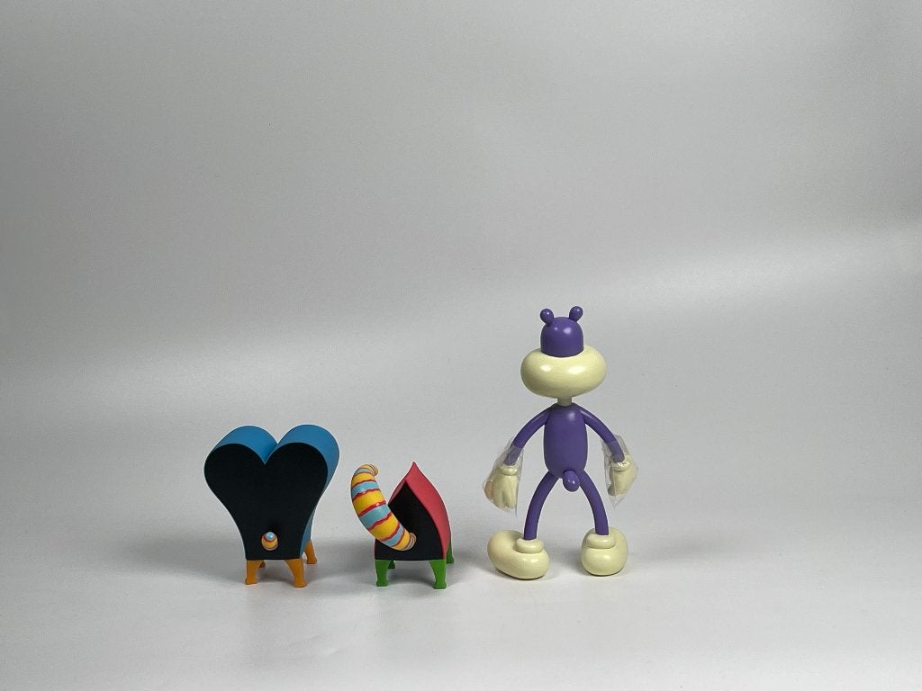 Jim Woodring Pupshaw & Pushpaw – Meerkleurig | Jim Woodring, Verzamelen, Ophalen, Zo goed als nieuw