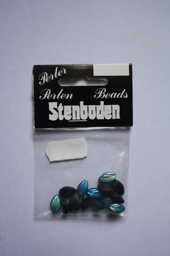 4 zakjes Stenboden glasblaadjes 7x11mm, Ophalen of Verzenden, Nieuw, Kraal