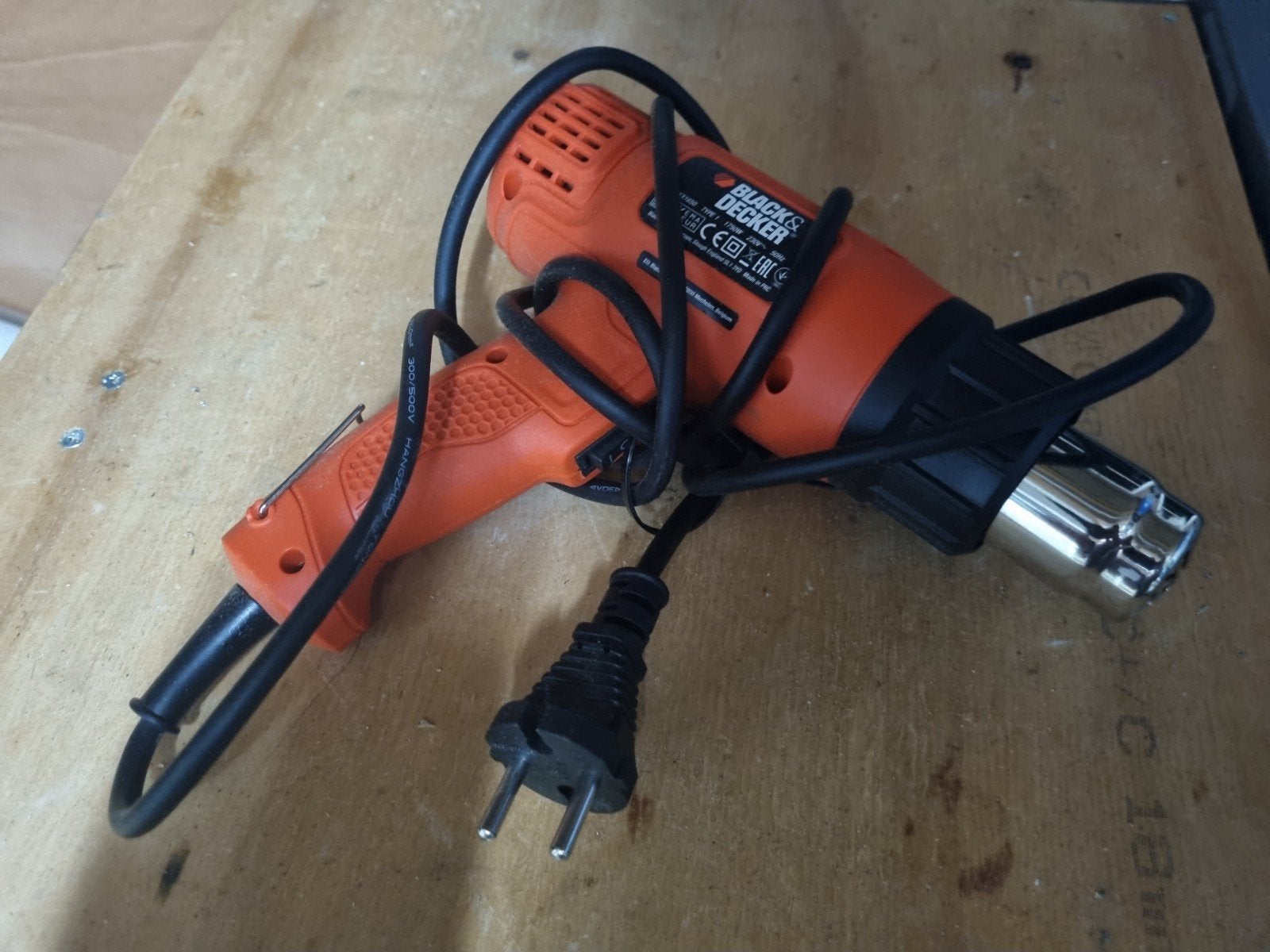 Black & Decker heteluchtpistool, Ophalen of Verzenden, Gebruikt, Overige typen